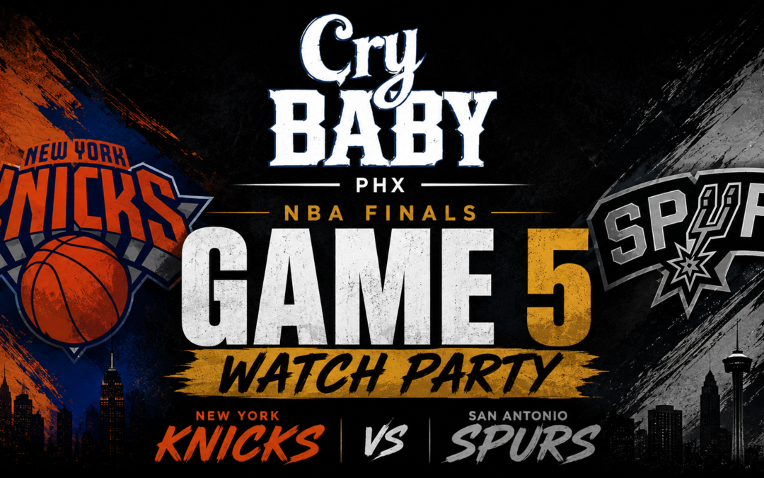 KNICKS vs SPURS WATCH PARTY AT CRY BABY